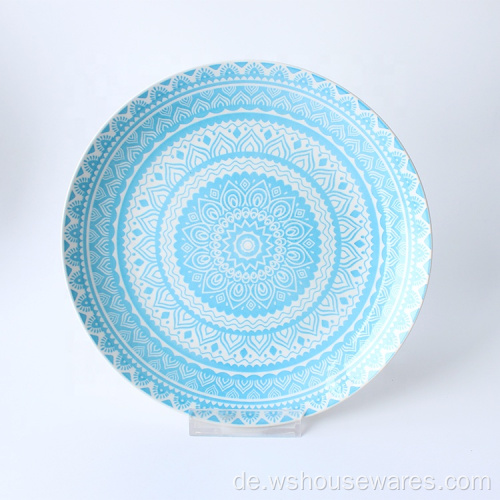 Padendruck Porzellan Dinnerset Teller chinesischer Keramik